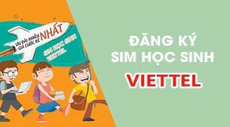 Hướng dẫn cách đăng ký sim học sinh của Viettel