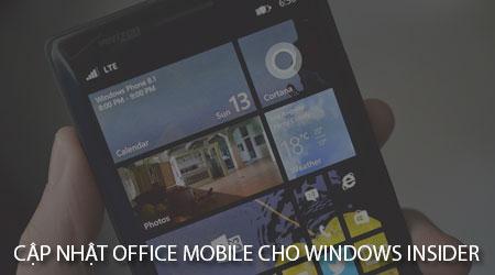 Microsoft đã tung ra bản cập nhật Office Mobile dành cho người dùng Windows Insider, mang lại những cải tiến thú vị.