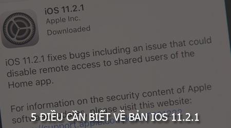 5 điều cần khám phá về bản cập nhật iOS 11.2.1