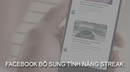 Facebook mang tính năng Streak từ Snapchat vào Messenger