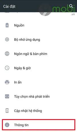 Hướng dẫn kiểm tra địa chỉ MAC và IP WiFi trên thiết bị Android