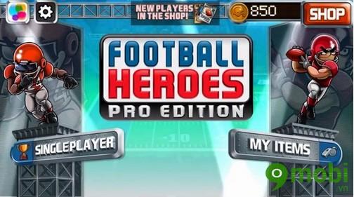 Football Heroes: Pro Edition - Trò chơi bóng bầu dục giải trí tuyệt vời cho iPhone