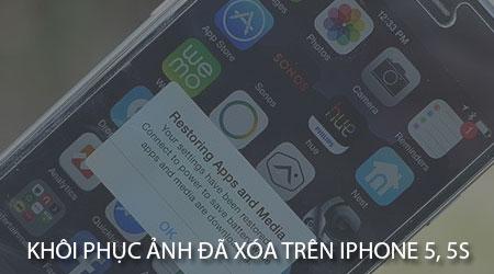 Bí quyết khôi phục ảnh đã xóa trên iPhone 5 và 5S đơn giản nhất