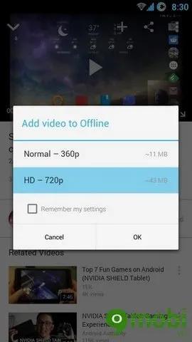 Phiên bản mới của Youtube đã chính thức hỗ trợ xem video ngay cả khi không có kết nối mạng.
