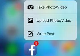 Facebook chính thức hỗ trợ công nghệ 3D Touch đột phá trên iPhone 6s và iPhone 6s Plus, mở ra trải nghiệm tương tác đa tầng hoàn toàn mới.