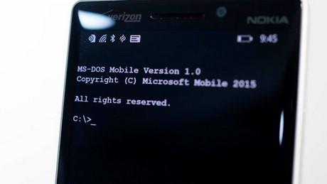 Microsoft chính thức trình làng ứng dụng MS-DOS phiên bản di động dành riêng cho Windows Phone