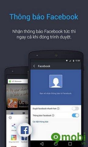 UC Browser chính thức trình làng phiên bản mới với tính năng hỗ trợ cập nhật thông báo Facebook tức thì