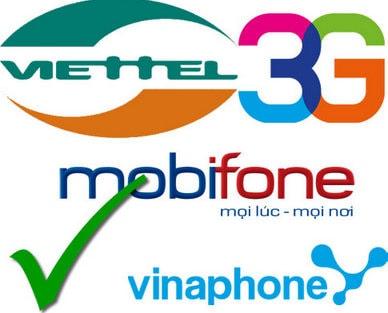 Hướng dẫn tra cứu gói cước 3G hiện tại trên Viettel, Vinaphone, Mobifone