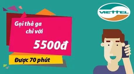 Hướng dẫn đăng ký gói cước 70 phút gọi miễn phí với chỉ 5.500đ từ Viettel.