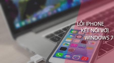 iPhone không thể kết nối với máy tính Windows 7