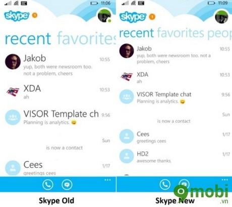 Skype ra mắt bản cập nhật điều chỉnh font chữ nhỏ gọn hơn, tối ưu hiển thị trên Windows Phone.