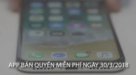 Các ứng dụng bản quyền miễn phí dành cho iPhone, iPad ngày 30/3/2018
