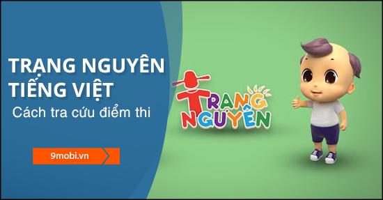 Hướng dẫn tra điểm thi Trạng Nguyên Tiếng Việt và cách lấy mã thi để tra cứu kết quả.