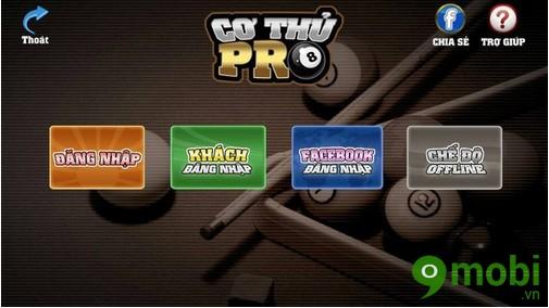 Cơ Thủ Pro - Tuyệt Phẩm Game Bida Đẳng Cấp Dành Cho Android