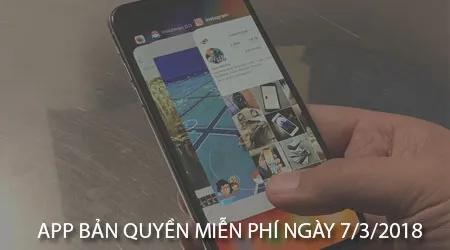 Ứng dụng miễn phí bản quyền cho iPhone, iPad ngày 7/3/2018