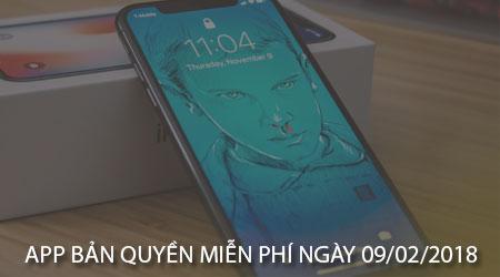 Ứng dụng bản quyền miễn phí cho iPhone, iPad ngày 09/02/2018