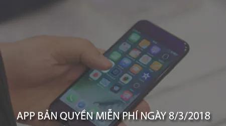 Cơ hội sở hữu ứng dụng bản quyền miễn phí dành cho iPhone, iPad nhân dịp 8/3/2018