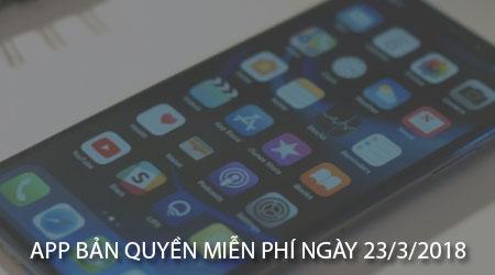 Ứng dụng miễn phí hôm nay cho iPhone và iPad vào ngày 23/03/2018