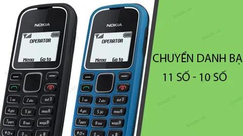 Hướng dẫn chi tiết cách chuyển đổi số điện thoại từ 11 số thành 10 số trên điện thoại đen trắng