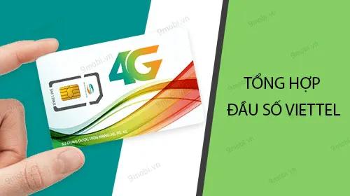 Các đầu số mới của Viettel hiện nay là gì?