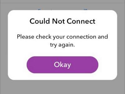 Cách khắc phục lỗi đăng nhập Snapchat thất bại trên iOS 11 - 'Could Not Connect'