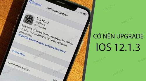 iPhone có nên cập nhật lên iOS 12.1.3 không?