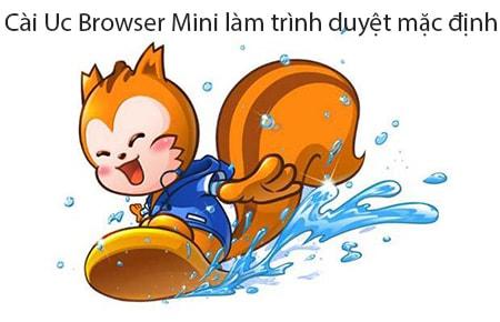 Thiết lập UC Browser Mini làm trình duyệt mặc định để nâng cao trải nghiệm duyệt web trên thiết bị của bạn, giúp bạn tận hưởng một tốc độ lướt web nhanh chóng và hiệu quả hơn bao giờ hết.
