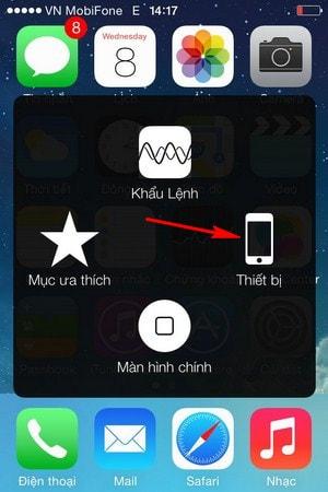 Làm sao để chụp ảnh màn hình bằng phím Home ảo trên iPhone?
