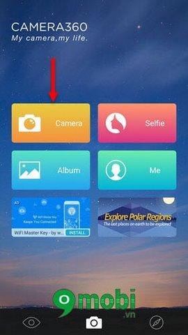 Làm thế nào để thêm khung ảnh đẹp trên Camera 360?