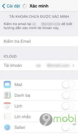 Làm sao để xử lý lỗi "Tài khoản chưa được xác minh" khi đăng ký iCloud?