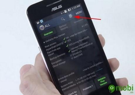 Làm sao để thoát khỏi chế độ Live Demo trên Asus Zenfone?