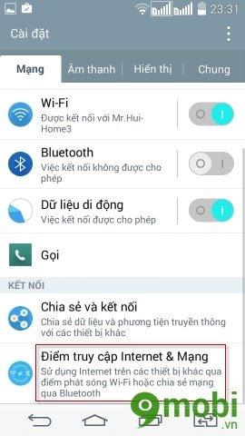 Cách chia sẻ kết nối Internet từ điện thoại LG G3 đơn giản nhất