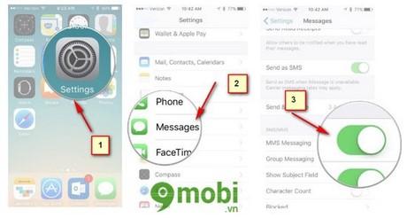 Khắc phục lỗi hình ảnh không hiển thị khi nhắn tin trên iPhone