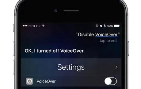 Cách tắt tính năng VoiceOver trên iOS 10.2 đơn giản nhất