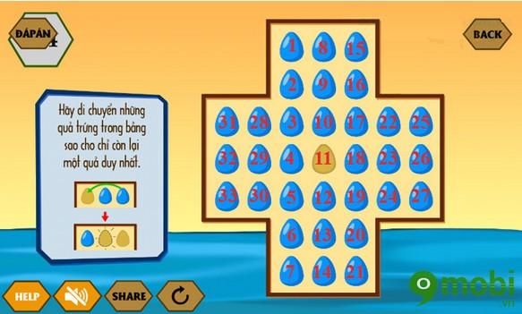Giải mã thử thách di chuyển trứng trong game qua sông IQ - Câu 31