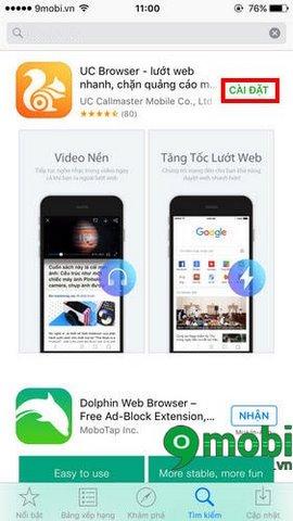 UC Browser - Hướng dẫn tải và cài đặt trên iPhone, iPad