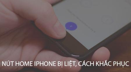 Lỗi nút Home iPhone bị liệt, làm thế nào để sửa chữa?