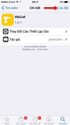 Cài đặt báo rung khi cuộc gọi kết nối trên iPhone