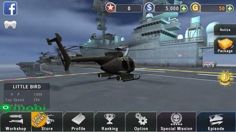 Hướng dẫn chi tiết cách chơi GUNSHIP BATTLE trên điện thoại iPhone và Android