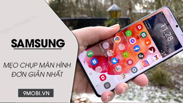 Khám phá các phương pháp chụp màn hình đơn giản và nhanh chóng trên điện thoại Samsung.