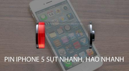 Khắc phục tình trạng pin iPhone 5 hao nhanh - Giải pháp hiệu quả