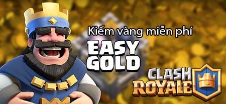 Bí quyết kiếm Vàng không mất tiền trong Clash Royale