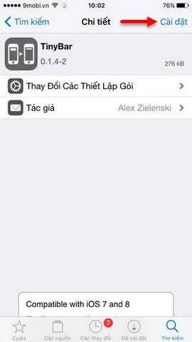 TinyBar - Tối ưu hóa không gian thông báo trên iPhone một cách thông minh
