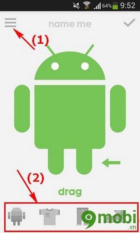 Hướng dẫn chi tiết tạo sticker robot Android trên điện thoại