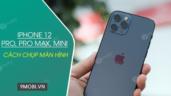 Cách thức chụp ảnh màn hình trên iPhone 12, Pro, Pro Max và Mini