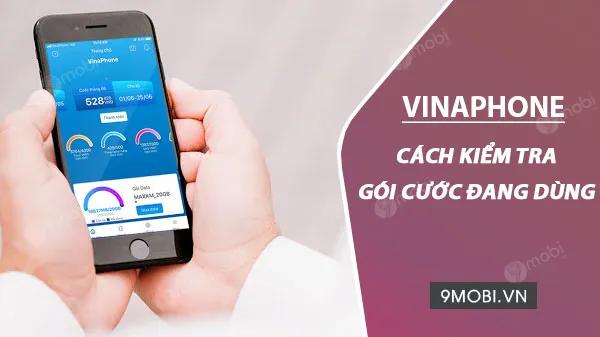 Cách kiểm tra gói cước VinaPhone hiện tại