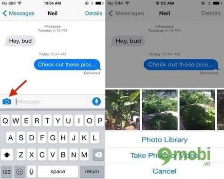 Trên iOS 8, việc gửi đồng thời nhiều hình ảnh qua các thiết bị iPhone 6 Plus, 6, iPhone 5s, 5, 4s, 4 đã trở nên dễ dàng và linh hoạt hơn bao giờ hết.