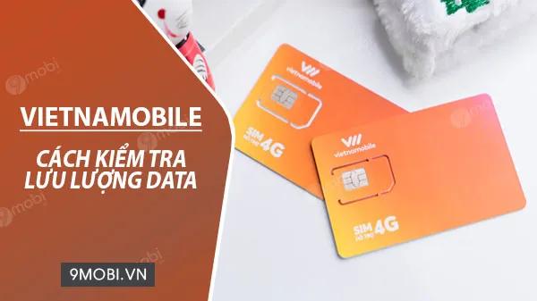 Cách kiểm tra dung lượng data còn lại và đã sử dụng của Vietnamobile