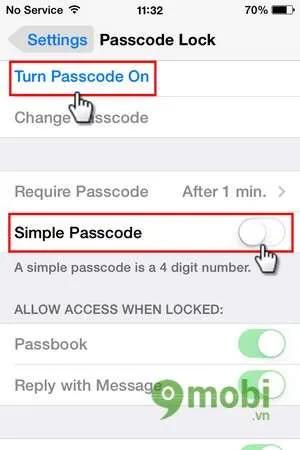 Hướng dẫn thiết lập mật khẩu kết hợp chữ và số trên iPhone
