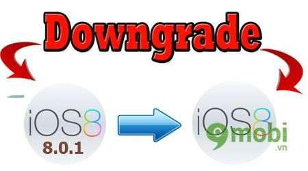 Hướng dẫn khôi phục iOS 8 sau khi nâng cấp nhầm lên iOS 8.0.1 trên iPhone, iPad